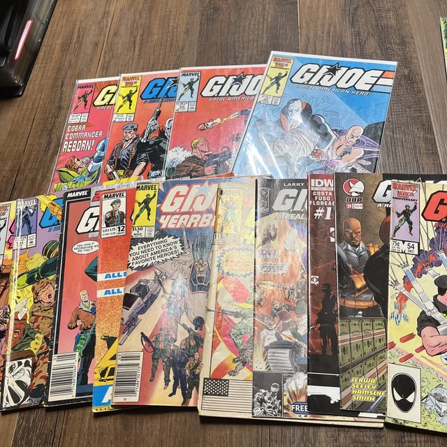Gi Joe Marvel Comic Book Lot