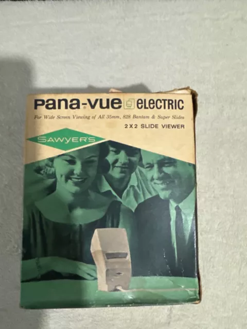 Sawyers Pana Vue Electric R 2 x 2 Slide Viewer Vintage