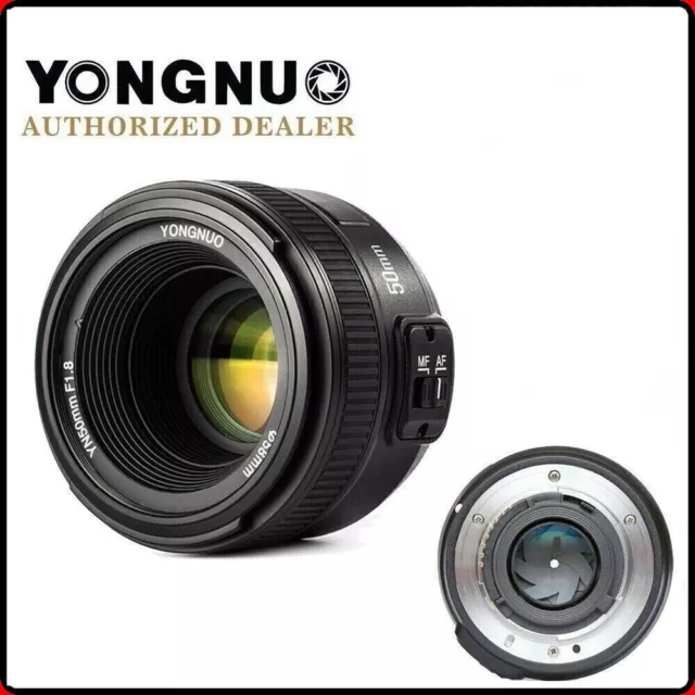 YONGNUO YN50mm F1.8 f/1.8 Large Aperture Auto Focus Lens For Nikon Mount Camera