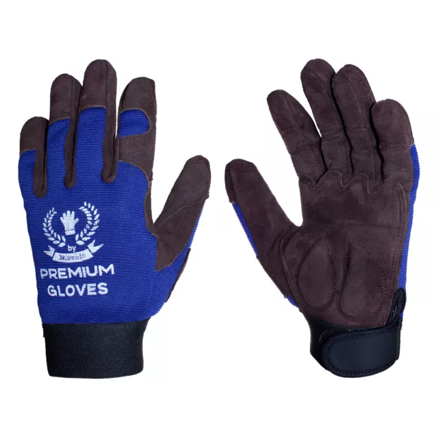 Guantes de trabajo de cuero 3Kamido PREMIUM