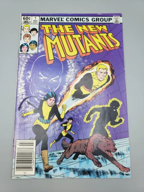 Vintage The New Mutants Vol 1 #1 March 83 Newsstand Published By Marvel Comics