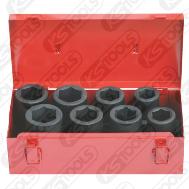 KS TOOLS 1 " Six Pans (Hexagonal) en Vertu De Jeu Douilles Long 8tlg. 24-38mm 2