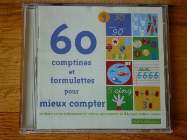 60 comptines et formulettes pour maternelle : livre et CD élaborés