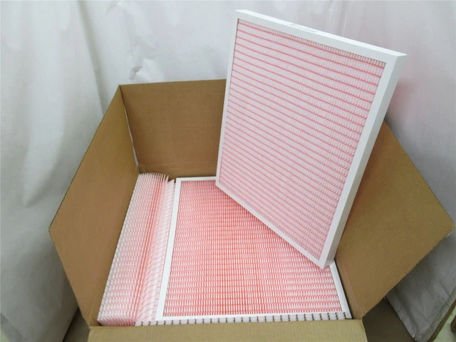 228667 New In Box; Aeolus SMP-80 Box-6 Synthetic Mini Pleat Filters; 25x25x2"