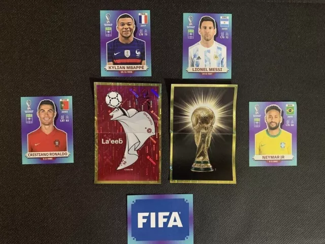 40 stickers Panini coupe du monde Qatar 2022 aux choix bien lire la description
