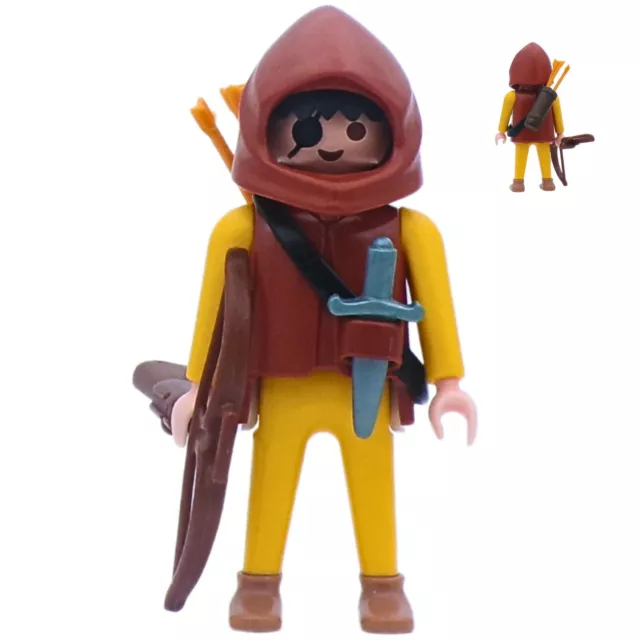 Playmobil figura caballero con ballesta y navaja