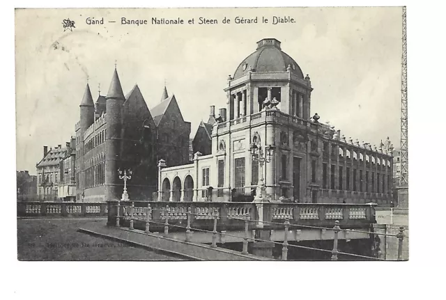Belgique  Gand  Banque Nationale Et Steen De Gerard Le Diable