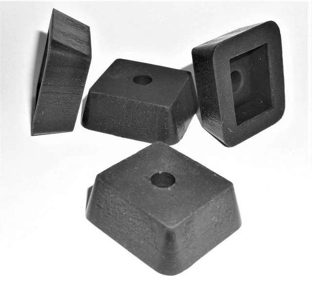 SET OF 4 Replacement Rubber Feet for Royal 10/Remington Noiseless