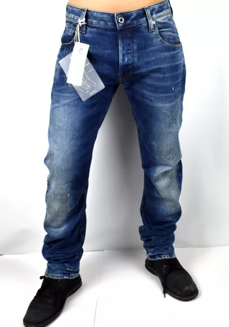 G-star Raw Arc 3D Slim Fit Stretch Medium Blue Denim Jeans Size 31x36