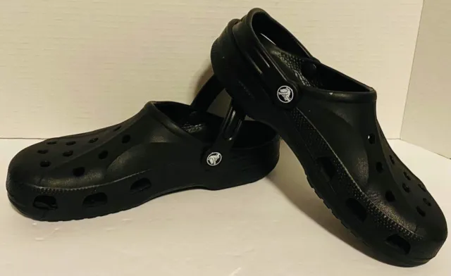 Crocs Unisex Authentic Classic Clog Black Women’s Size 10 Men’s Size 8