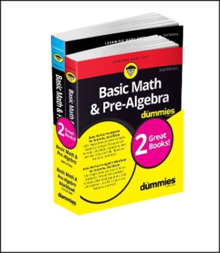 Mark Zegarelli Basic Math & Pre-Algebra For Dummies Book + Workbook  (Paperback)