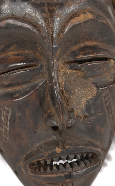 Chokwe Mask Mwana Pwo with Headdress Congo African Art 2