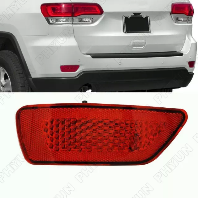 Rear Left Bumper Reflector Light Lamp For Jeep Compass 2011-2016 Grand Cherokee 2