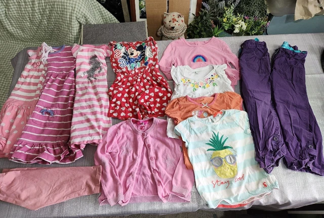 Girls age 3-4 Clothes Bundle 12 items summer - see description inc joules