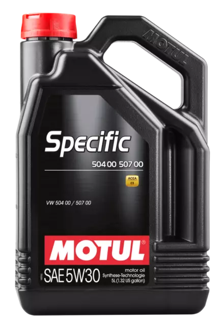 MOTUL Aceite lubricante para motor SPECIFIC VW 504.00-507.00 5W30 5L
