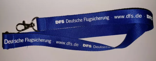 Deutsche Flugsicherung Schlüsselband Lanyard NEU (M100)