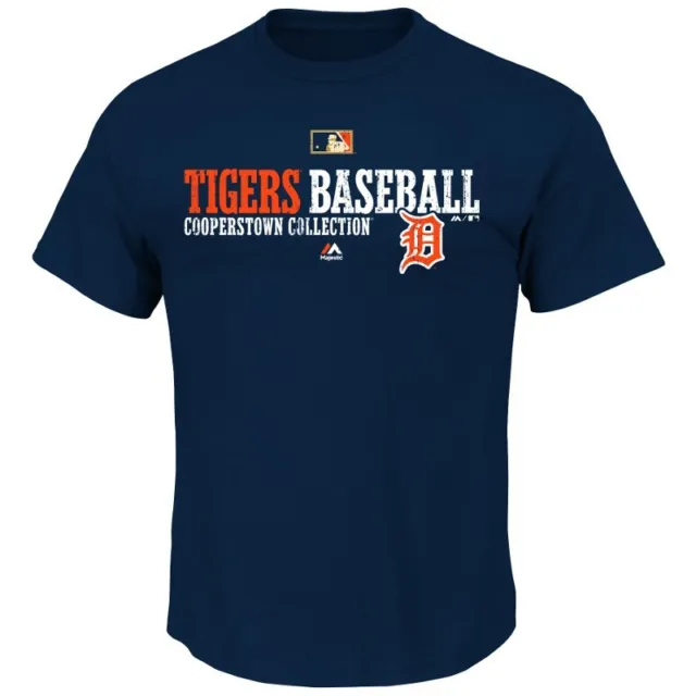 T-shirt baseball MLB DETROIT TIGERS Cooperstown fan preferita di Majestic