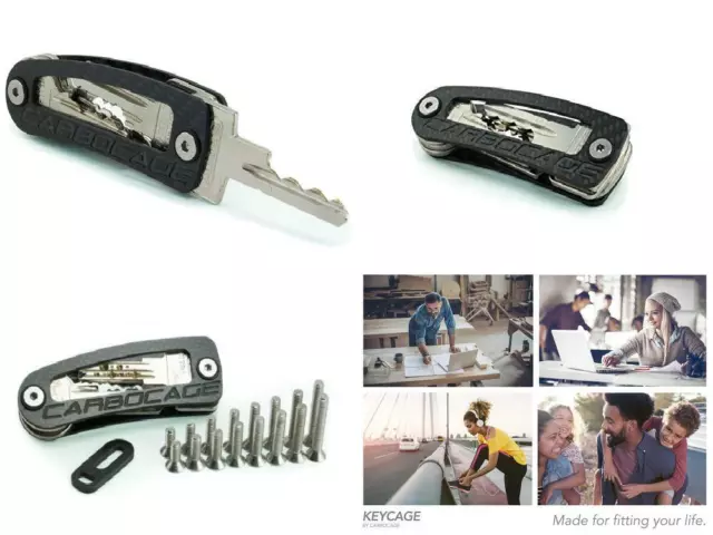 CARBOCAGE KEYCAGE - The Smart Carbon Key Organizer - Made in Germany