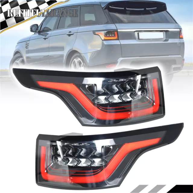 Pair LED Rear Tail Lights Lamps For 14-17 Land Rover Range Rover Sport LH&RH