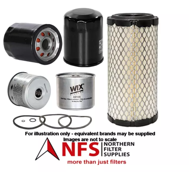 NFS Filter Kit fits JCB 8008 Micro Digger JCB Micro Plus T2 Oil Air Fuel