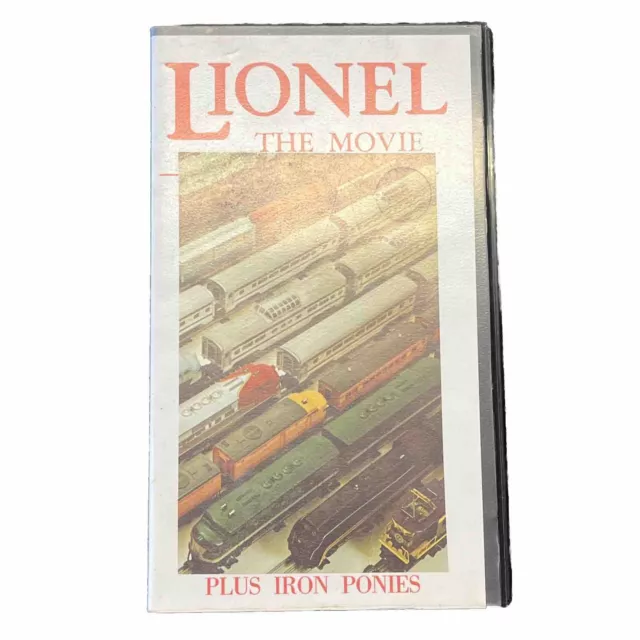 Lionel The Movie Plus Iron Ponies VHS Tape