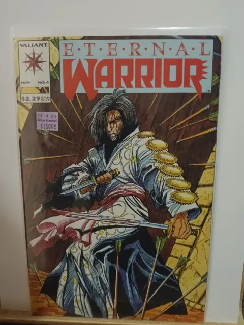 Eternal Warrior #4 Valiant first bloodshot appearance! VF+NM-