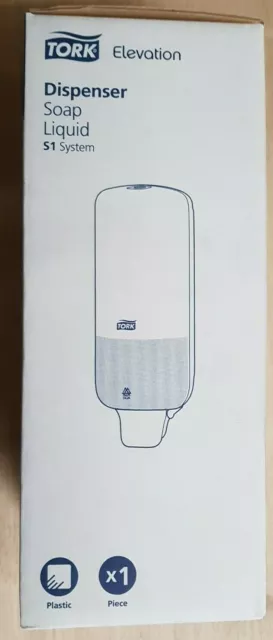 Tork S1 Liquid Soap Dispenser - White - Brand New In Box **FREE POSTAGE** 2