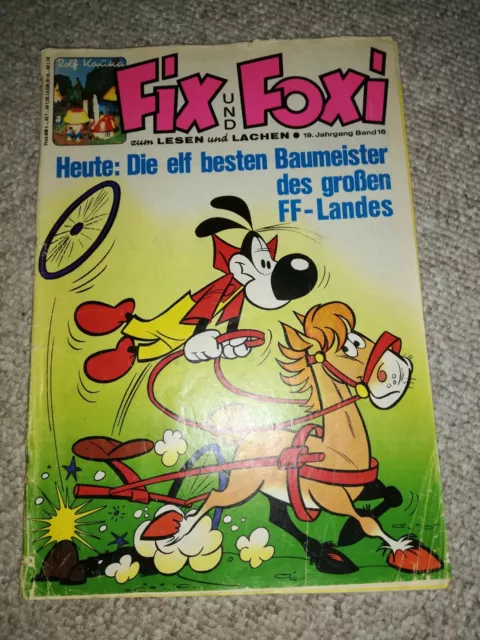 Fix + Foxi  19. Jahrgang Nr.  16  mit Mini Bastelcomic
