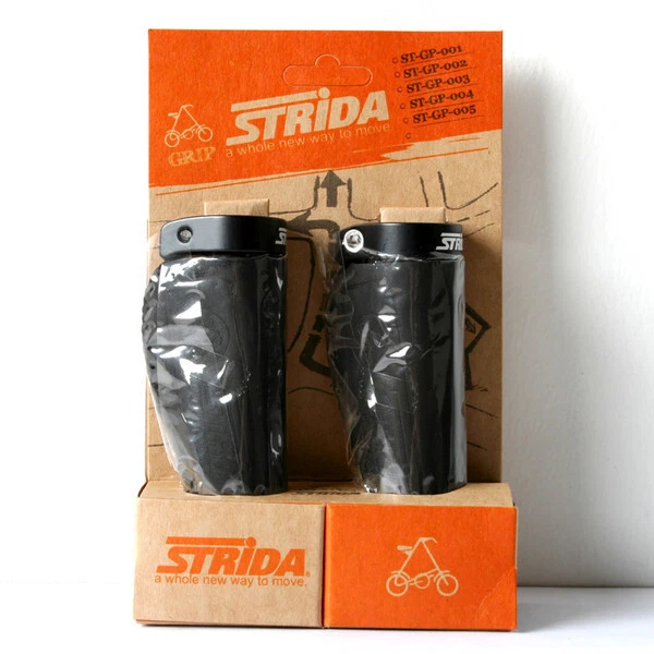 Strida Lot Poignées en Cuir Noir Forme