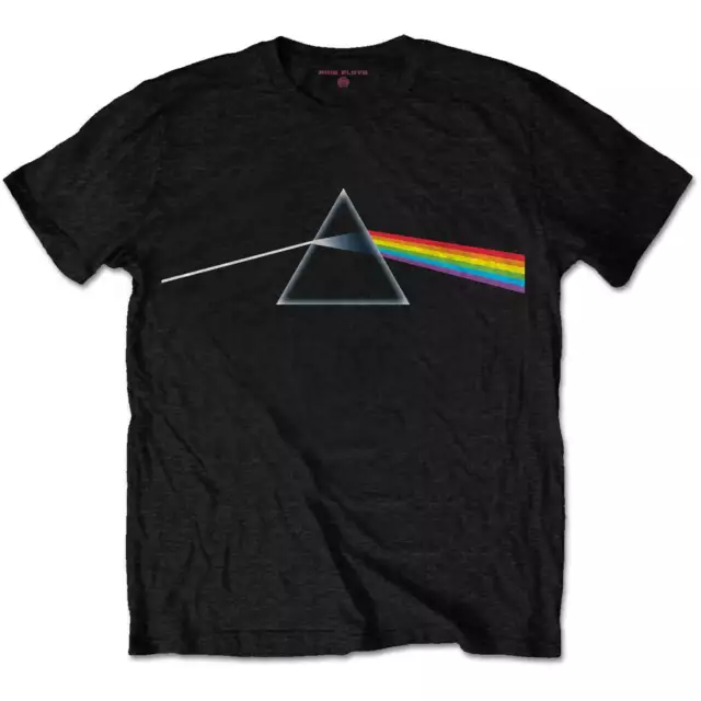 Pink Floyd Unisex T-Shirt: Dark Side of the Moon Album OFFICIAL NEW