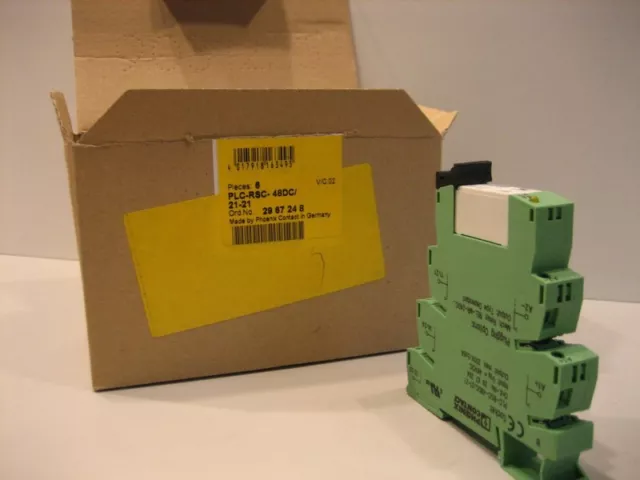 10x Phoenix Contact PLC-RSC-48DC/21-21 2967248 -unused/OVP-