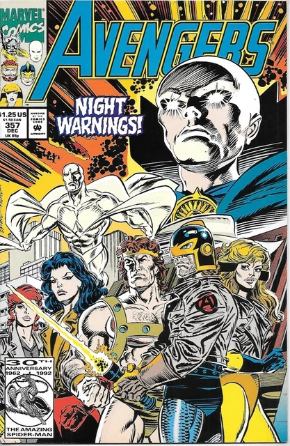 The Avengers Comic Book #357 Marvel Comics 1992 VERY HIGH GRADE NEW UNREAD