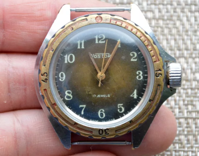 Watch USSR Commander Military Soviet Komandirskie Vostok Wostok Rare Vintage