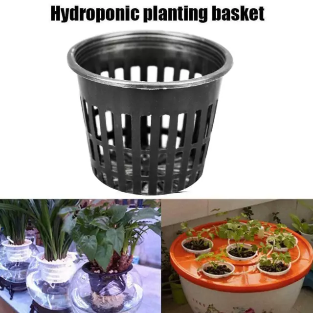 Heavy Duty Mesh Pot Net Cup Basket Hydroponic Aeroponic Planting L7Icz Lot G2