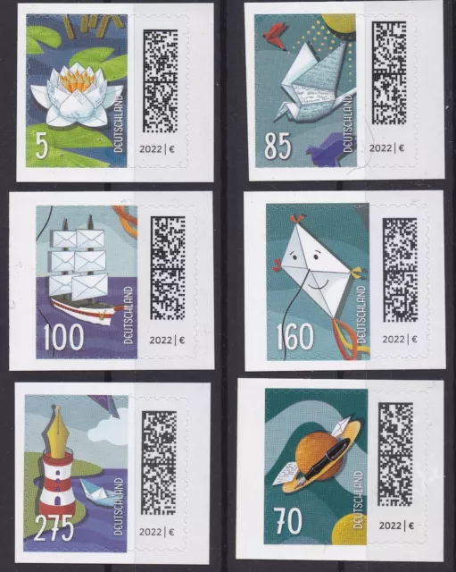 3652** Bund, Welt der Briefe, 3651/53/54/68/78  selbstklebende zur Auswahl