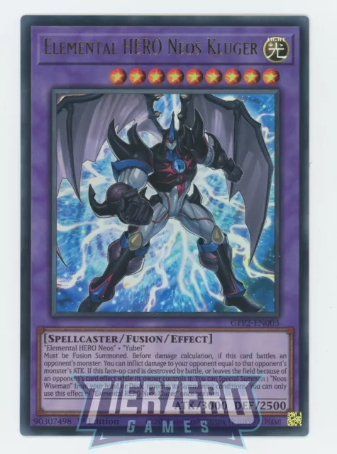 Yugioh Elemental HERO Neos Kluger GFP2-EN003 Ultra Rare 1st Edition Near Mint