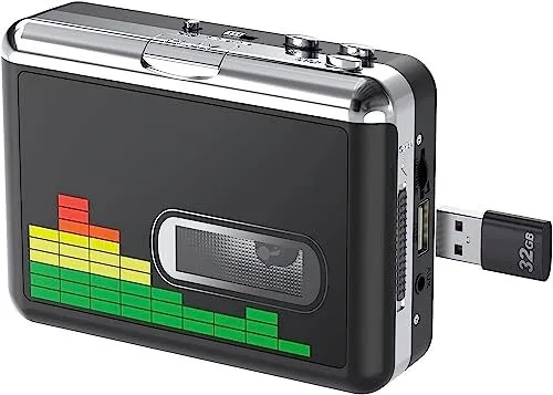 LECTEUR DE CASSETTE USB convertisseur de Bande en MP3, Lecteur de Musique  Audio EUR 55,99 - PicClick FR