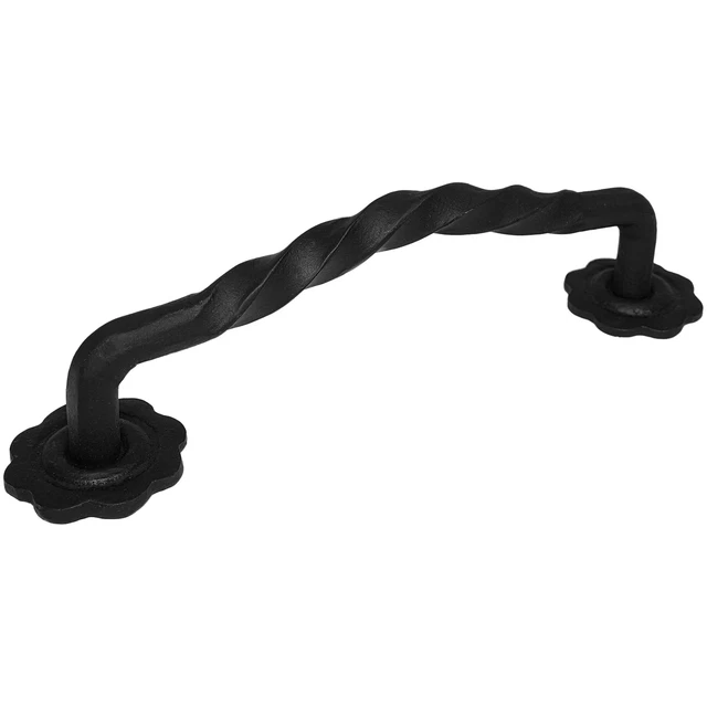 Cast Iron Door Handle Pull Gate Barn Black Handles Antique Style 12 Inch