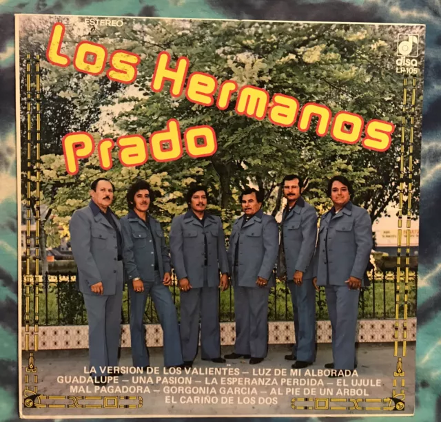 Los Hermanos Prado LP Autotitulado S/T Disa Records LP-105 Latino NORTENO Ranchera