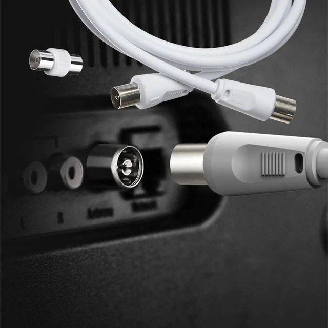 Cavo Antenna Satellitare Cavo Coassiale RG6 Omologato DIRECTV, 200 Piedi, 75 Ohm, 3GHz, Per Impianti TV E Satellitari Xbox Rgh - Foto 5