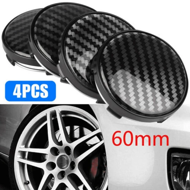 Cache-moyeu Universel 55 Mm - 4 Pièces, Plastique ABS Gris, Protection Et Esthétique Pour Jantes