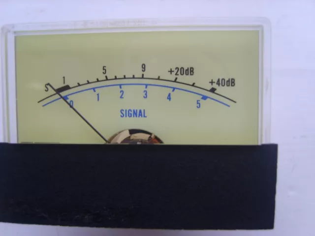 ICOM 200uA FSD S METER APPROX 1.75 inches x 2.25 inches