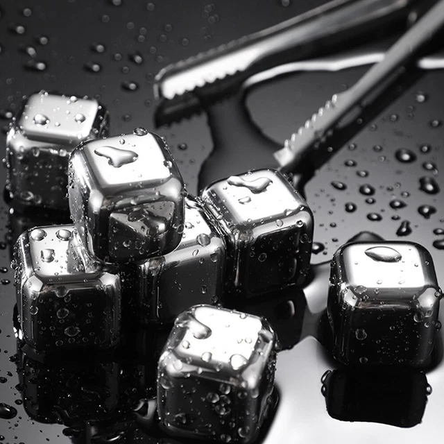 Cubo di ghiaccio durevole in acciaio cubo qualità alimentare mai diluire