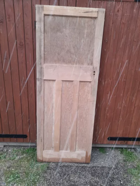 Four panel 1930's stripped style door