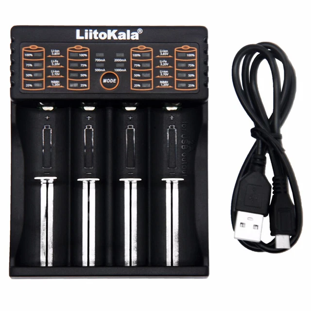 Chargeur de batterie intelligent AA/AAA pour 18650 26650 16340 14500 17500 10440