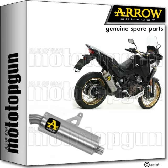 Exhaust aluminium mrt arrow honda africa twin 1100 20/23