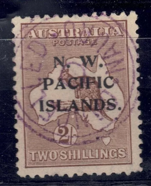 New Guinea - NWPI 1918-23 2/ KANGAROO Narrow Crown used radio station cancel