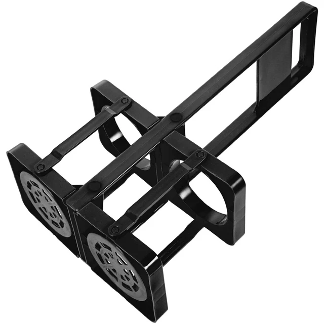 Carrello da 6 bottiglie in legno JUNJI con apribottiglie costruito in un portabo