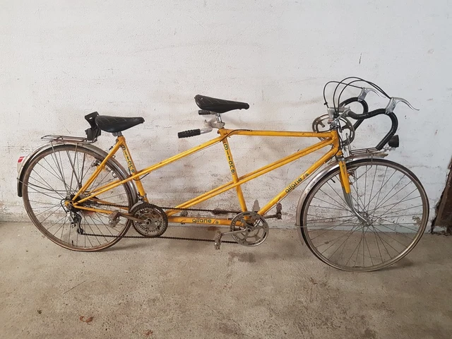 Tandem Gitane Vintage – Vélo Bicyclette Années 80 – À Restaurer – Dans Son Jus