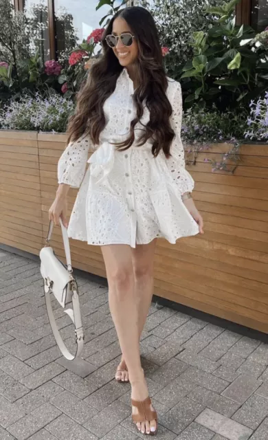 Abito mini sales ricamato zara